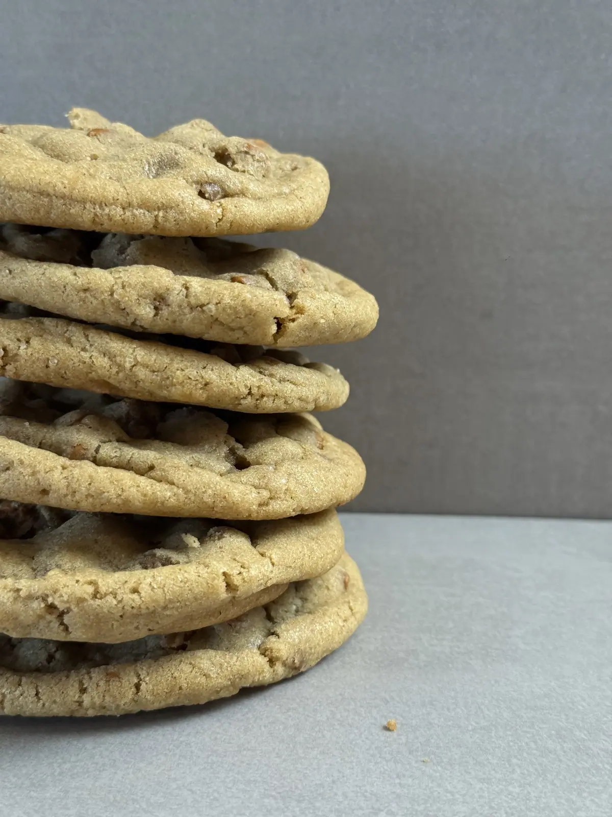 Stack of thick cookies